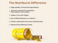 Nutriburst Vegan Vitamin D3 and K2 Gummies bottle, lemon flavour, 60 count.