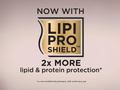 Lipi Pro Shield logo with text on a beige background