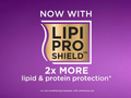 Promotional graphic for LIPI PRO SHIELD with text on a purple background