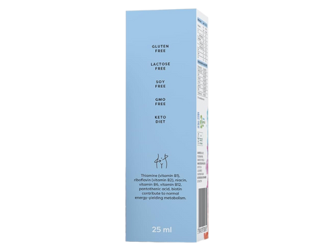 Osavi B-Complex Oral Spray - Vegan & Clean Label - Orange Flavour - 25ml
