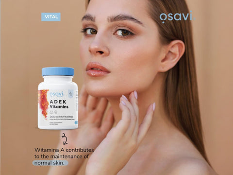 Osavi Vitamin A D E K Complex with Natural Beta-Carotene & D3 - 120 Softgels