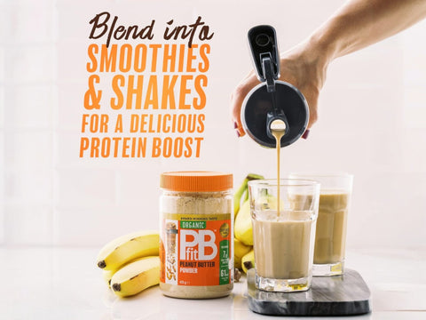PBfit Organic Peanut Butter Powder 425g for shakes