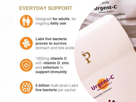 ProVen Probiotics Urgent-C Everyday Immune Support Sachets - 30 Count
