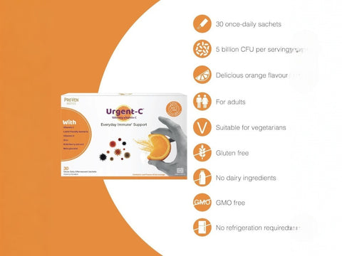 ProVen Probiotics Urgent-C Everyday Immune Support Sachets - 30 Count