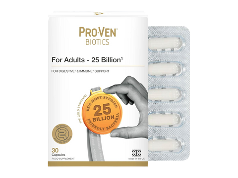 Front Image: ProVen probiotics for adults 25 billion capsules 30 count box front