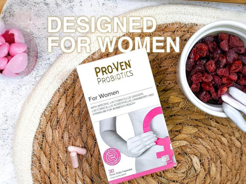 Lifestyle Image: ProVen probiotics for women 17.5 billion capsules daily supplement lifestyle