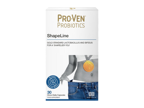 Front Image: ProVen Probiotics ShapeLine 50 billion capsules 30 count box front