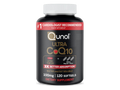 Qunol CoQ10 with Dual Solubility Technology 100 mg front view 120 count bottle packaging