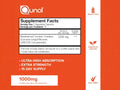 Qunol Turmeric Curcumin Complex 30 capsules supplement facts and ingredients label