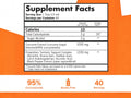 Qunol Liquid Turmeric 900ml supplement facts and ingredients label