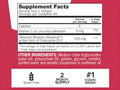 Qunol Mega Ubiquinol 100 mg supplement facts and ingredients label