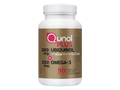 Qunol PLUS Ubiquinol 200mg and Omega-3 250mg 90 softgels front view bottle packaging