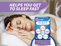 Qunol Sleep Support Complex 30 capsules sleep and relaxation support benefits graphic