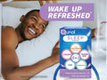 Qunol Sleep Support Complex 30 capsules sleep and relaxation support benefits graphic