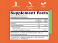 Qunol Turmeric Curcumin Gummies 120 count supplement facts and ingredients label