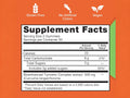 Qunol Turmeric Curcumin Gummies 60 count supplement facts and ingredients label