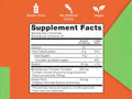 Qunol Turmeric and Ginger Gummies 60 count supplement facts and ingredients label