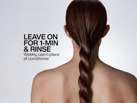 Redken Acidic Color Gloss 1-Minute Mask tube, how to use.