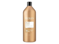 Redken All Soft Conditioner bottle with Argan Oil, 1000ml, on white background.