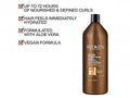 Redken All Soft Mega Curls Shampoo bottle, sulfate-free, 1000ml on white background.