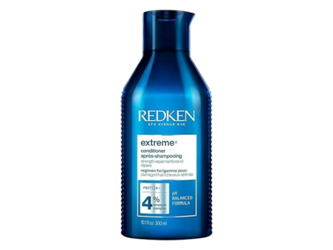 Redken Extreme Conditioner bottle, protein formula, 300ml on white background.