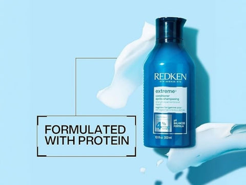 Redken Extreme Conditioner bottle, protein formula, 300ml formulation.