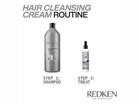 Redken Detox Hair Cleansing Cream Clarifying Shampoo bottle, 1000ml routine.
