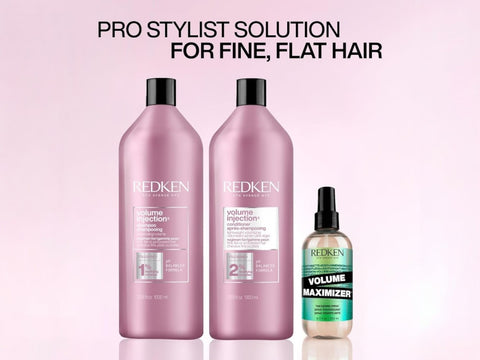 Redken Volume Injection Conditioner for fine hair, 1000ml bottle, variants.