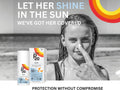 Image showing gentle application of Riemann P20 kids cream on child's face.