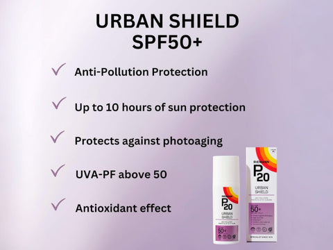 Riemann P20 Urban Shield SPF50+ Face Cream - 50g