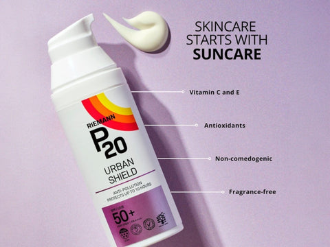 Riemann P20 Urban Shield SPF50+ Face Cream - 50g