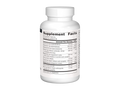 Supplement bottle with label on a white background