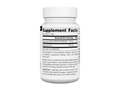 Supplement bottle with label on a white background