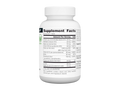 Supplement bottle with label on a white background