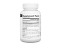 Supplement bottle with label on a white background