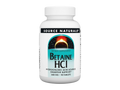 Bottle of Source Naturals Betaine HCl supplement on a white background