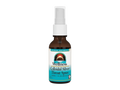 Bottle of Wellness Colloidal Silver Throat Spray on a white background