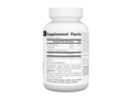 Supplement bottle with label on a white background