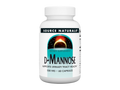 Supplement bottle labeled 'D-Mannose' by Source Naturals on a white background