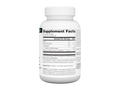Supplement bottle with label on a white background