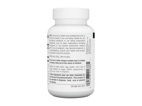 White pill bottle with label on a white background