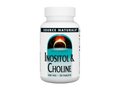 Bottle of Source Naturals Inositol & Choline supplement on a white background