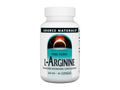 Supplement bottle labeled 'L-Arginine' by Source Naturals on a white background