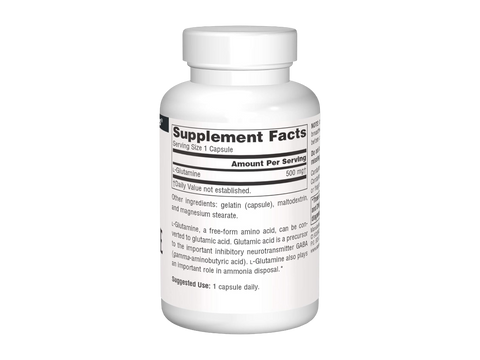 Supplement bottle with 'Supplement Facts' label on a white background