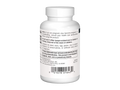 White pill bottle with label on a white background