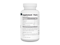 Supplement bottle with label on a white background