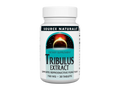 Bottle of Source Naturals Tribulus Extract dietary supplement on a white background