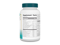 Supplement bottle with label on a white background