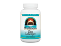 White bottle of Source Naturals Wellness Zinc Lozenges on a white background