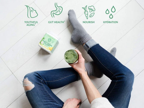 Sunwarrior Beauty Greens Collagen Superfood Drink - 300g